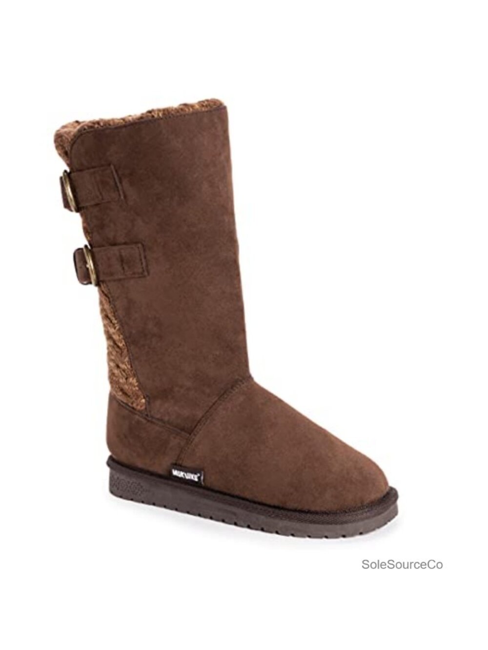 Womens Memory Foam Faux Shearling Lined Chukka Boots Ankle High